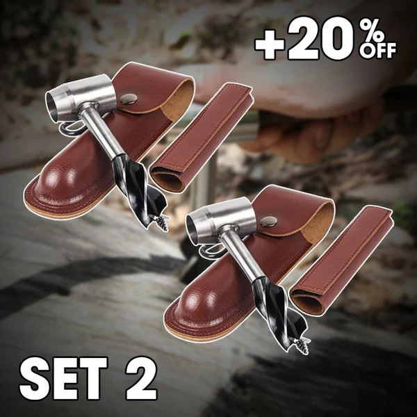 Hjemix | Bushcraft Auger – Bushcraft Hånd Auger Skrutrekker