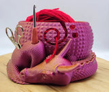 Hjemix | Stor Fantasi Drage og Egg Fantasi Bolle Strikking eller Hekling Bolle