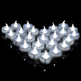 Hjemix | 100-biter: Hvit LED lys Tealight