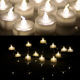 Hjemix | 100-biter: Hvit LED lys Tealight