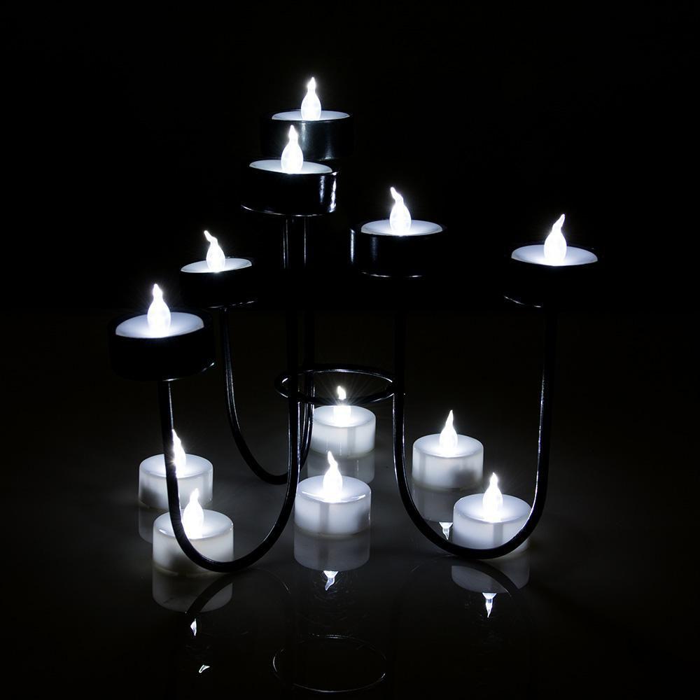 Hjemix | 100-biter: Hvit LED lys Tealight