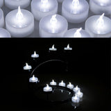 Hjemix | 100-biter: Hvit LED lys Tealight