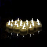 Hjemix | 100-biter: Hvit LED lys Tealight
