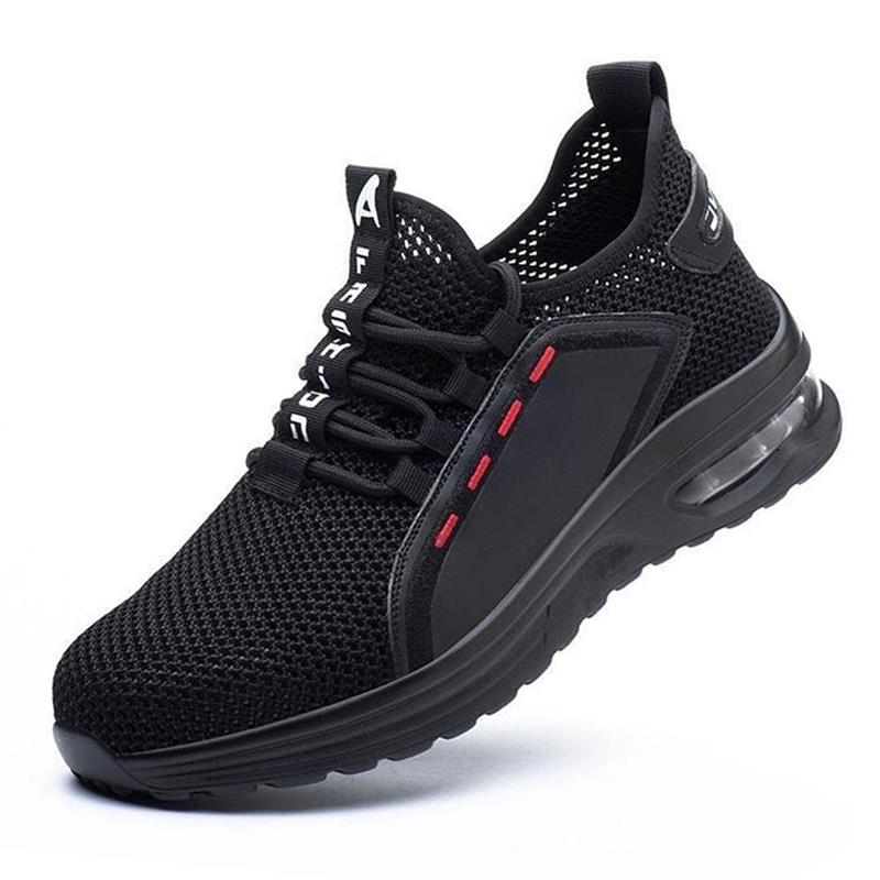 Hjemix | Ultralett, pustende, sklisikre arbeidssko med ståltå - Gratis frakt