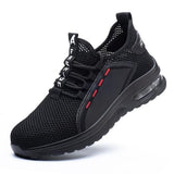 Hjemix | Ultralett, pustende, sklisikre arbeidssko med ståltå - Gratis frakt