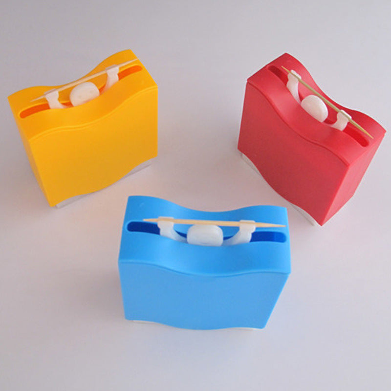 Hjemix | Smilende Sterk Mann Vektløfter Tandpirkeboks