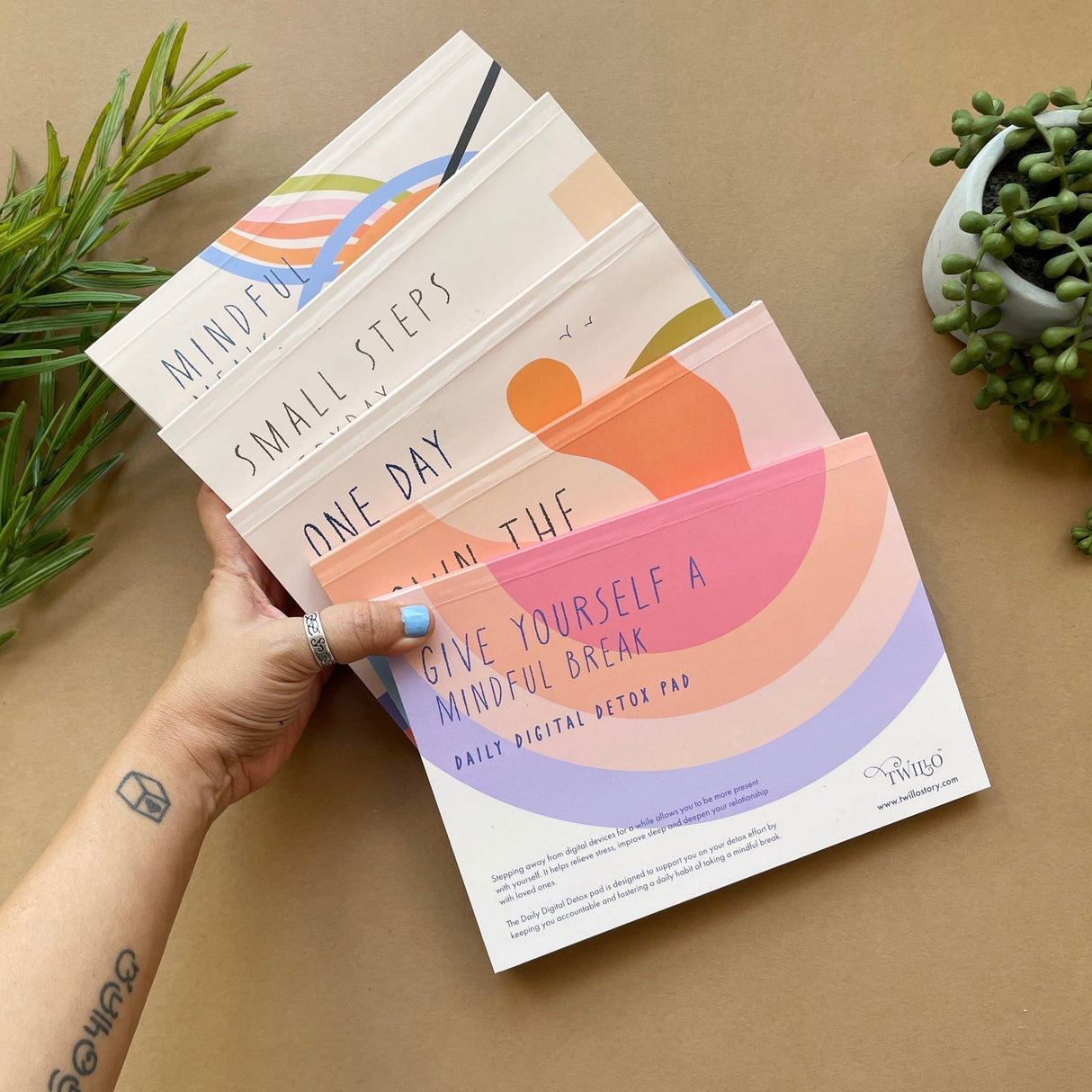 Hjemix | Produktivitets- og velværeplanlegger sett av 5