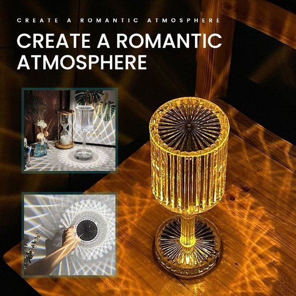 Hjemix | Berøringskontroll Gatsby Krystallampe