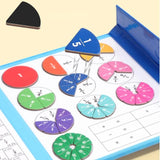 Hjemix | Montessori Magnetisk Bok Brøk Puslespill For Barn