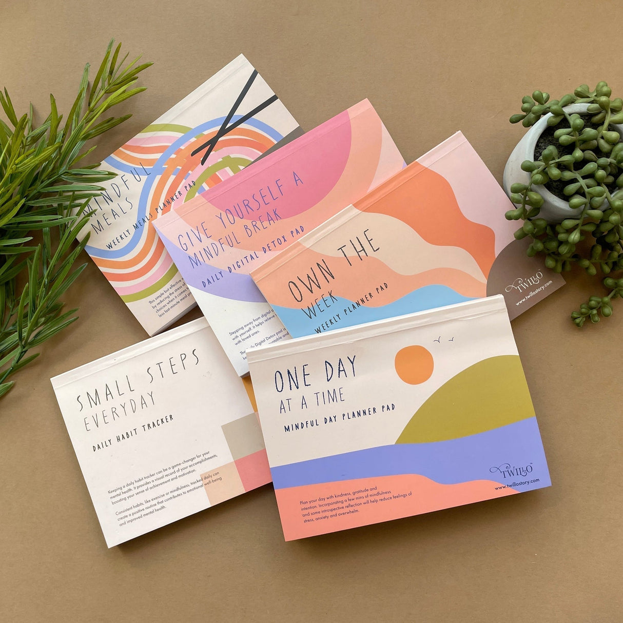 Hjemix | Produktivitets- og velværeplanlegger sett av 5