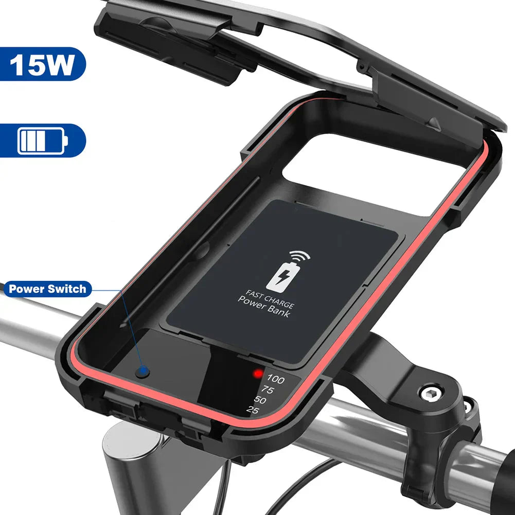 Hjemix | 15W Powerbank-Vannavstøtende Fest for Sykkelstyre