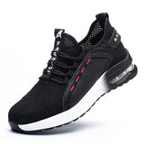 Hjemix | Ultralett, pustende, sklisikre arbeidssko med ståltå - Gratis frakt