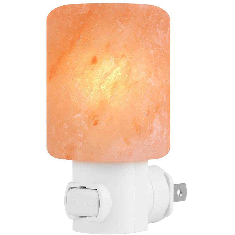 Hjemix | Naturlig krystall Himalayasaltlampe | Pluggbordlampe