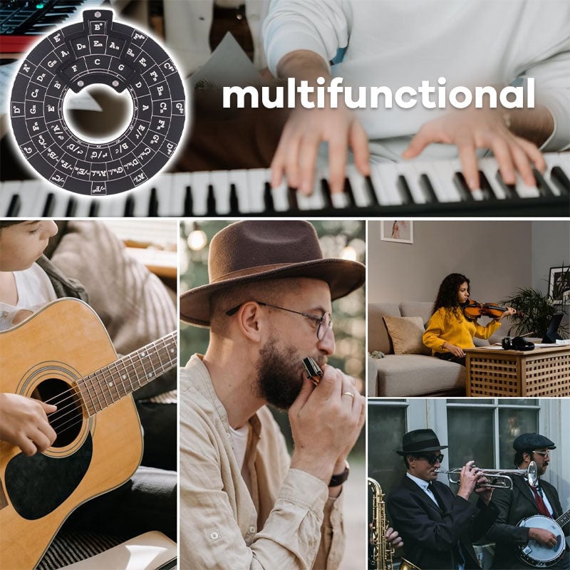 Hjemix | Gitar Musikk Teori Skive Femte Sirkelen