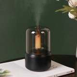 Hjemix | Retro Aroma Diffuser med Nattlys - USB Essensiell Olje Luftfukter for Hjem og Kontor