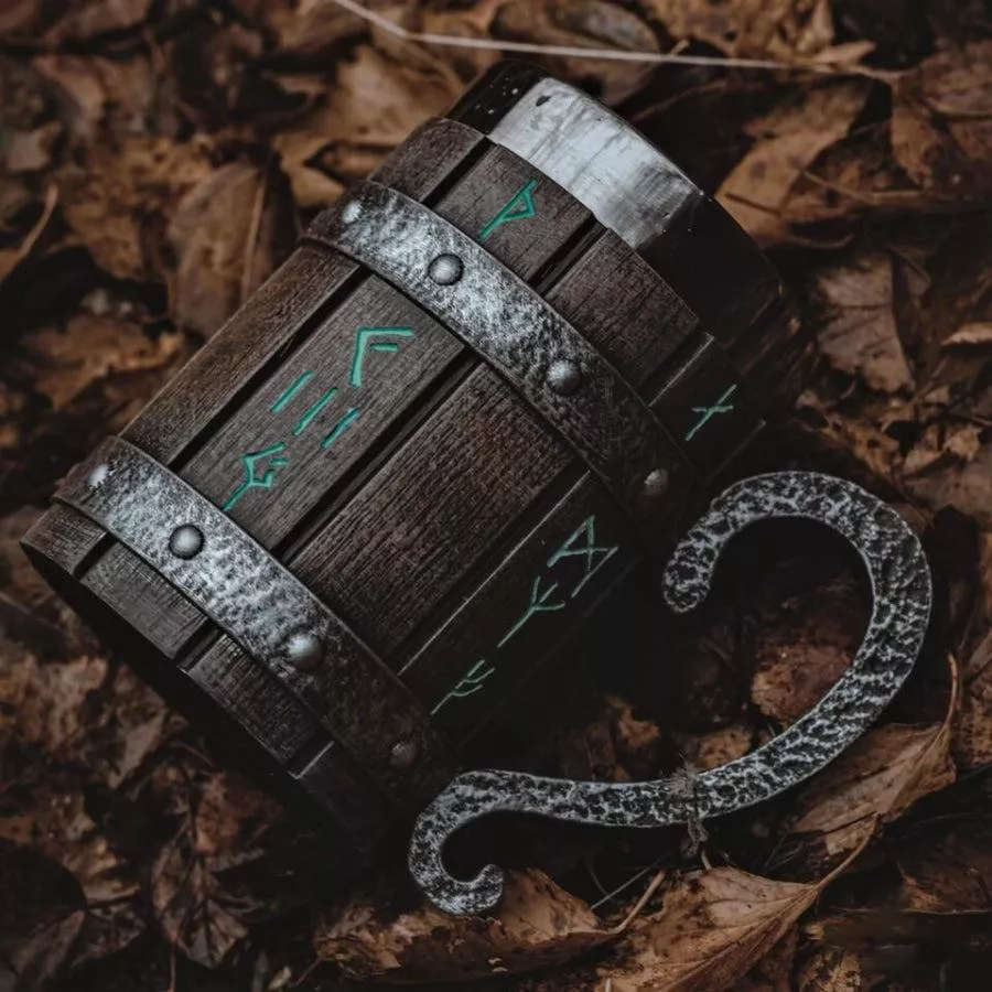 Hjemix | Viking Fatølskrus (Størrelse: 550ml)