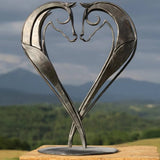 Hjemix | Moderne Metall Hest Statue