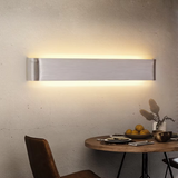 Hjemix | Nordisk LED Vegglampe - Moderne Børstet Aluminum Innendørs Vegglampe