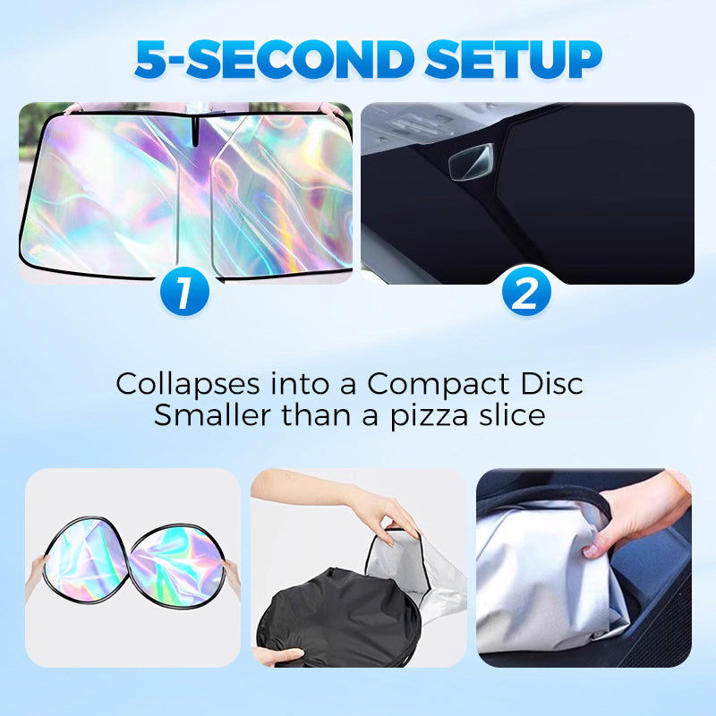 Hjemix | 🌞 Lasersolbeskyttelse for bilens frontrute🌈