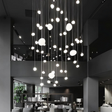 Hjemix | GloStone | Elegant Glass Pebble Pendant Light