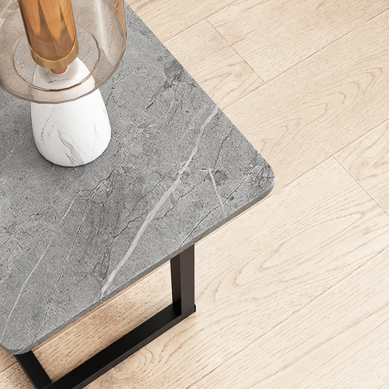 Hjemix | ModernoCurve C-Side Table | MDF tabletop | Moderne design | Plassbesparende | Perfekt for stue og soverom