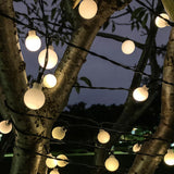 Hjemix | Moderne Art Deco vanntett Solar-PVC-Gummi-akryl-snor-bees-ball-kristall-ball-fall-LED lys utendørs for hagen