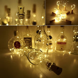 Hjemix | LED Flaske Lys Kork Natt Lys DIY Dekor Gave