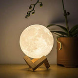 Hjemix | Moon lampe - Lunar - Oppladbar - Berøringskontroll