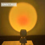 Hjemix | Romantisk Moderne Robot Solnedgang Lampe