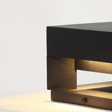 Hjemix | LumaCast LED Utendørsbelysning | Modern Rustfritt Stål Lampe | Vanntett | Hage- og Landskapsbelysning