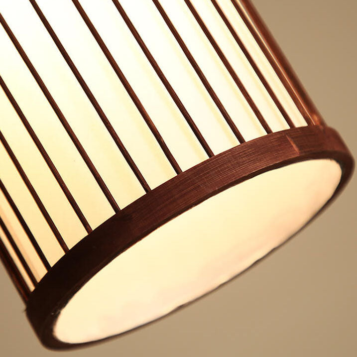 Hjemix | Bambora Zen Pendellampe | Håndvevd Bambuslanterne | Japansk Design | Naturlig Eleganse