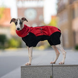 Hjemix | Full Protection Polar Fleece Hundedress med Avtagbar Krage
