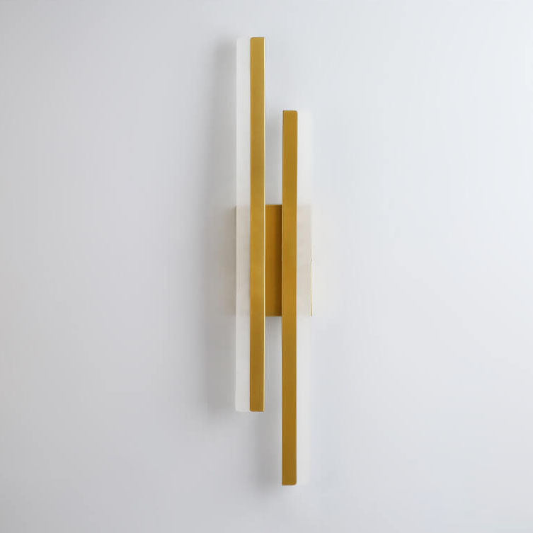 Hjemix | LuxLine Moderne LED Vegglampe | Minimalistisk Design | Jern & Akryl | Dimmbar Lys