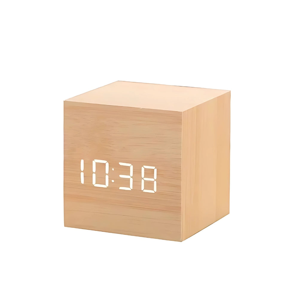 Hjemix | Moderne Kube LED Vekkerklokke