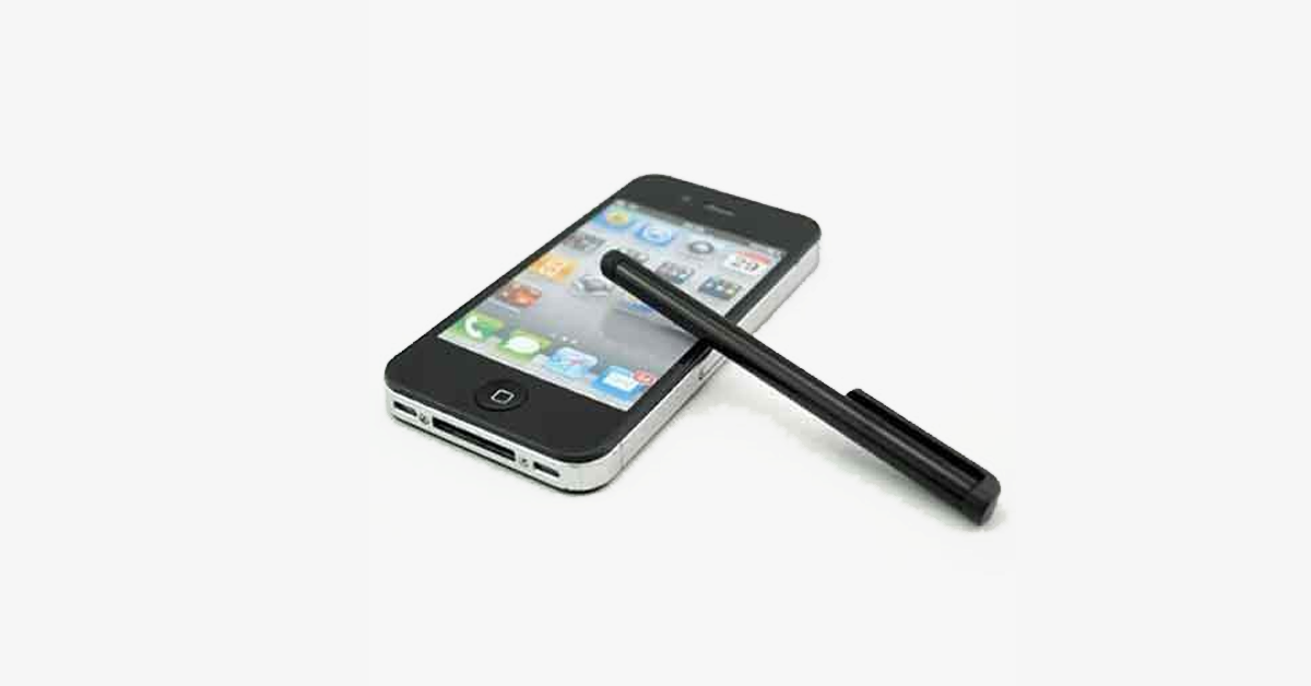 Hjemix | Universal Berøringspenn med myke gummitupper - Best for berøringstastatur-smarttelefoner og nettbrett