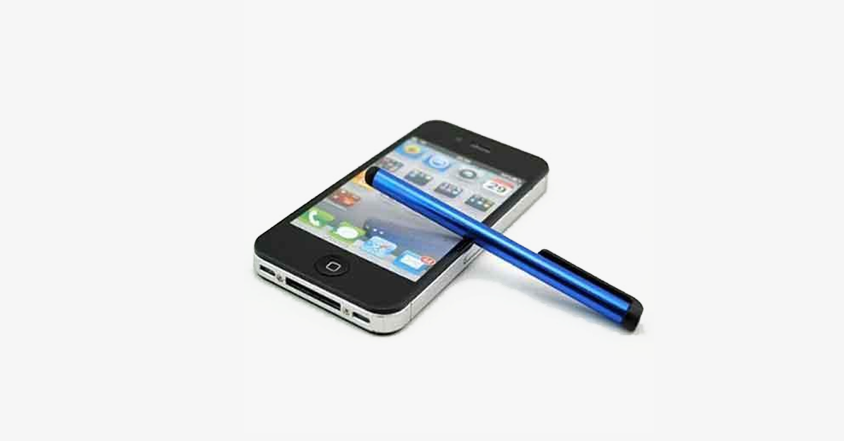 Hjemix | Universal Berøringspenn med myke gummitupper - Best for berøringstastatur-smarttelefoner og nettbrett