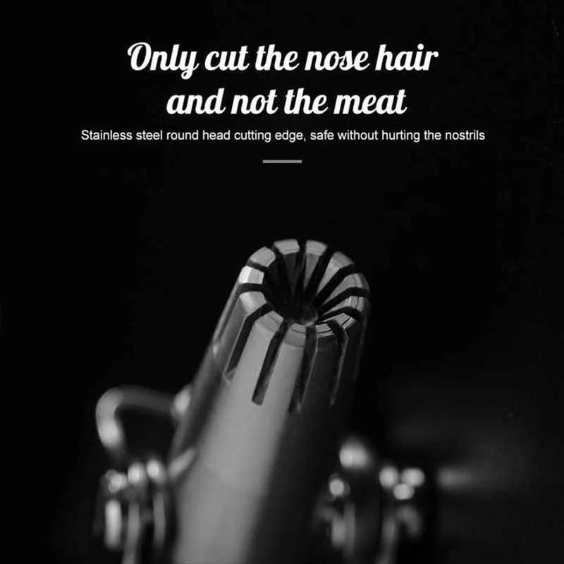 Hjemix | Safe Touch Rustfritt Stål Nesehårtrimmer