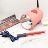 Hjemix | BunnyGlow Kreativ LED Berøringslampe med Penneholder | USB Lading | Skrivebordslampe | Barneromsdekor