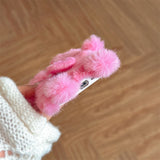 Hjemix | Morsom tungsten ut plush telefonholder for iPhone
