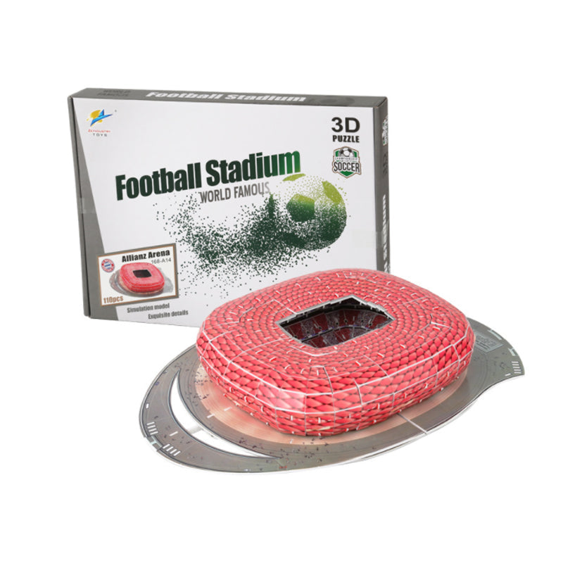 Hjemix | 3D Puslespill Fotballstadion