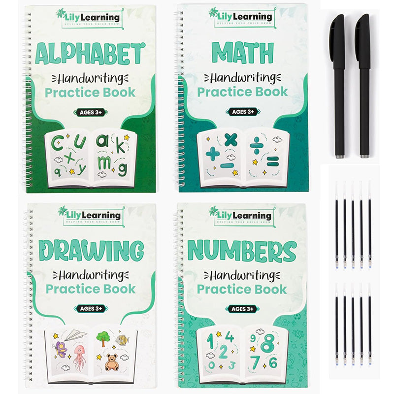 Hjemix | Kursive Øvingssetninger Gjenbrukbare Treningsnotater for Barn