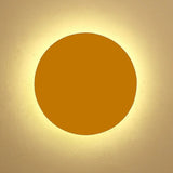 Hjemix | GlowOrb Minimalistisk Rund LED Vegglampe | Fargevariasjon | Dimmbar Lys