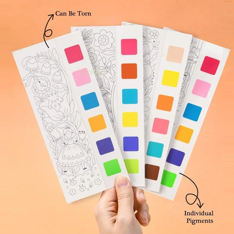 Hjemix | Lomme akvarellmalebok