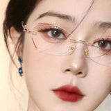 Hjemix | Fasjonable rammeløse anti-blått lys lese briller