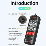Hjemix | A1 Helautomatiske Anti-Brenner Intelligent Digital Multimeter