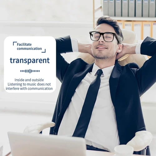 Hjemix | Super Black TechnologySmart Trådløse Hodetelefoner Solbriller