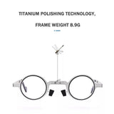 Hjemix | Ultra Light Titan Material Skruefri Sammenleggbare Lesebriller