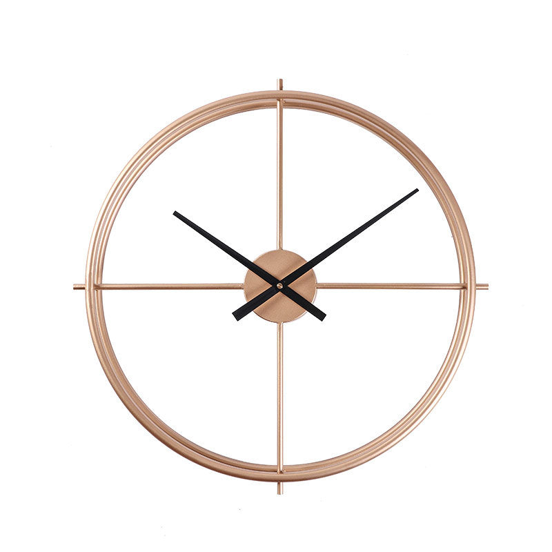 Hjemix | Nordic Minimalist Stor Stille Veggklokke 20 Tommer