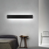 Hjemix | Nordisk LED Vegglampe - Moderne Børstet Aluminum Innendørs Vegglampe