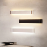 Hjemix | Nordisk LED Vegglampe - Moderne Børstet Aluminum Innendørs Vegglampe